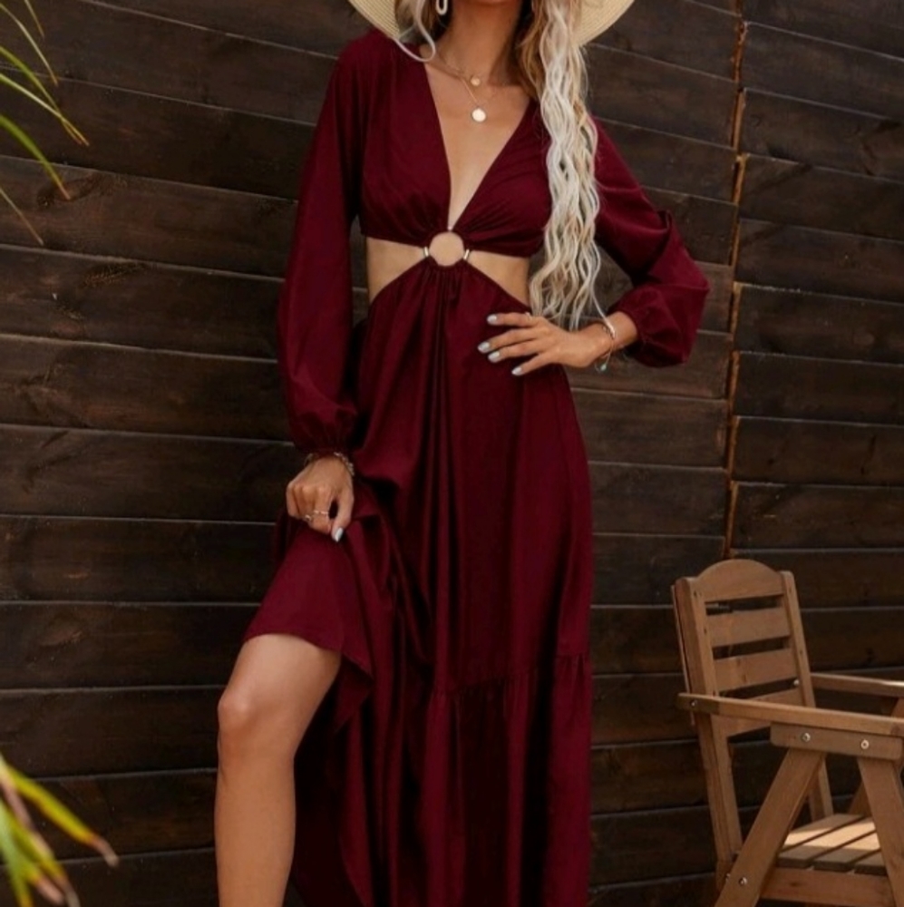 🌹Ring Cut Out Dress - Picture 7 of 8